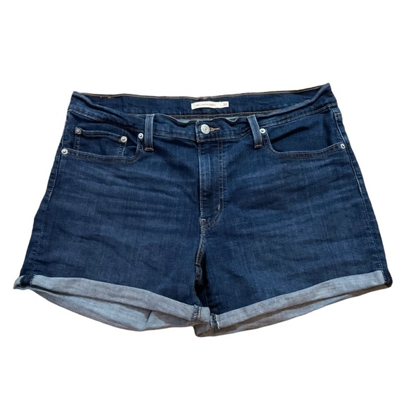 Levi’s Blue Jean Shorts Size 33 Denim - Picture 1 of 5
